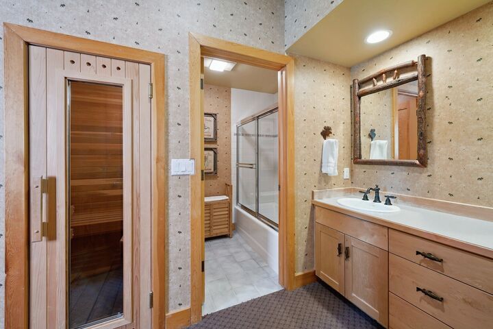 Bathroom and Indoor Sauna